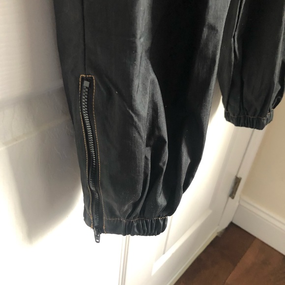 Vintage track suit size Medium SOLARE SPORTA Lion vs Tiger white black and gold - Picture 7 of 16